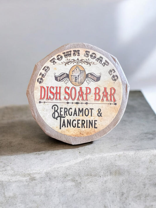 Dish Soap Bar-Bergamot & Tangerine